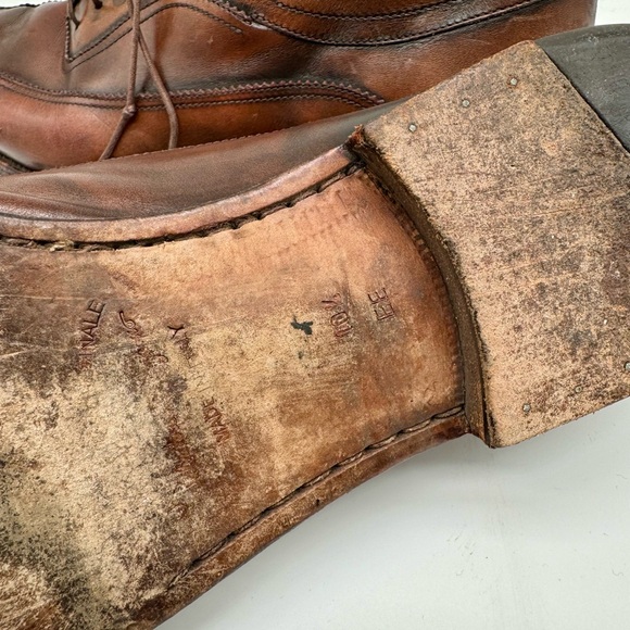 Salvatore Ferragamo derby shoes 10 1/2 EE - Picture 7 of 7